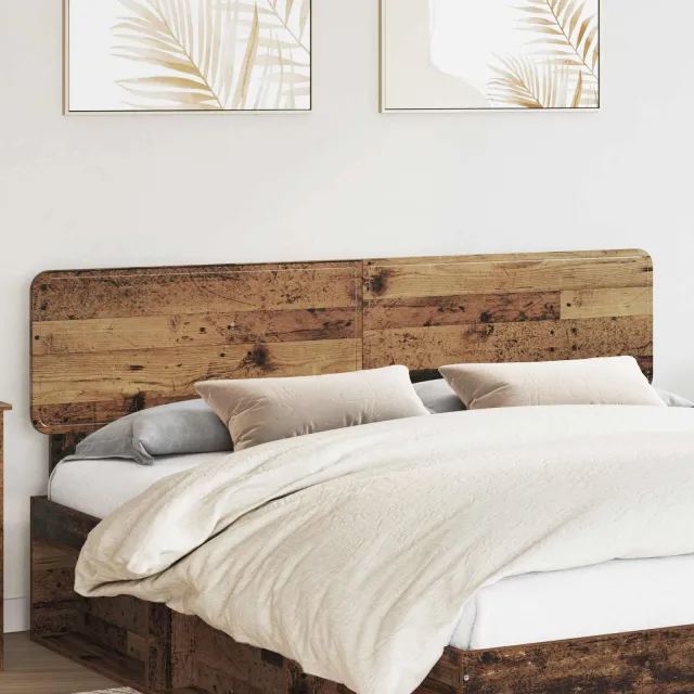 vidaXL Hoofdbord Oud Hout Bewerkt hout Bruin