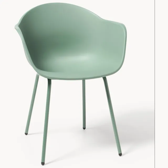 Westwing Collection In- & outdoor stoel Claire Turquoise