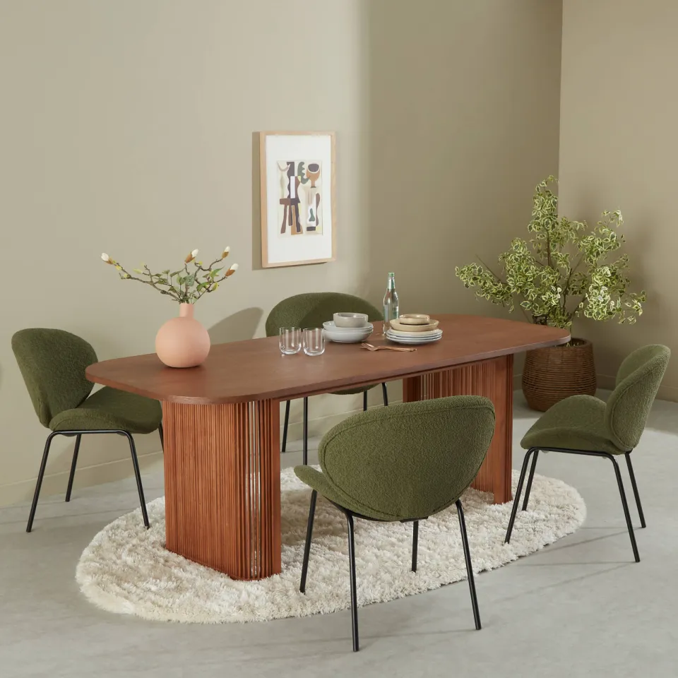 NOUS Living eetkamertafel Capana walnoot, foto 4