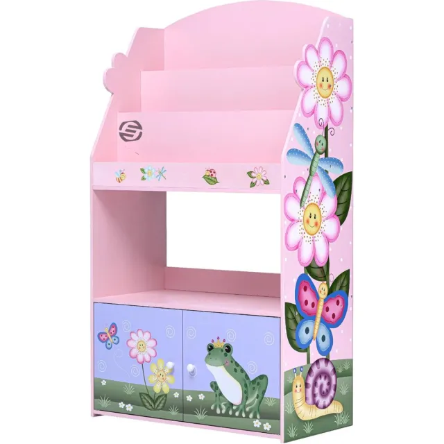 Equivera Boekenrek Kind - Boekenrek - Boekenkast Kind - Boekenrek Kinderkamer - Boekenplank - Boekenplank Kinderkamer roze