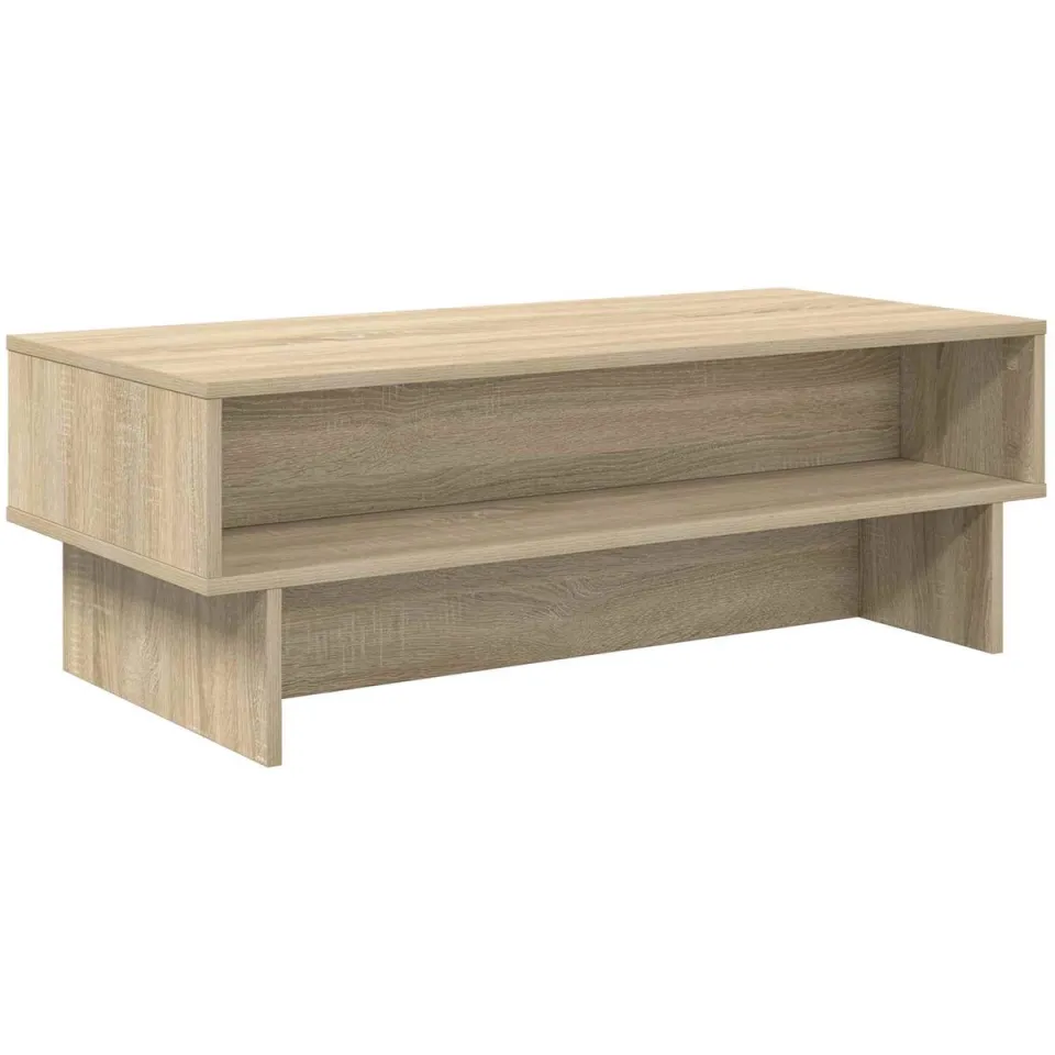 vidaXL Salontafel Sonoma Eiken 100 x 46 x 35 cm Bewerkt hout, foto 3