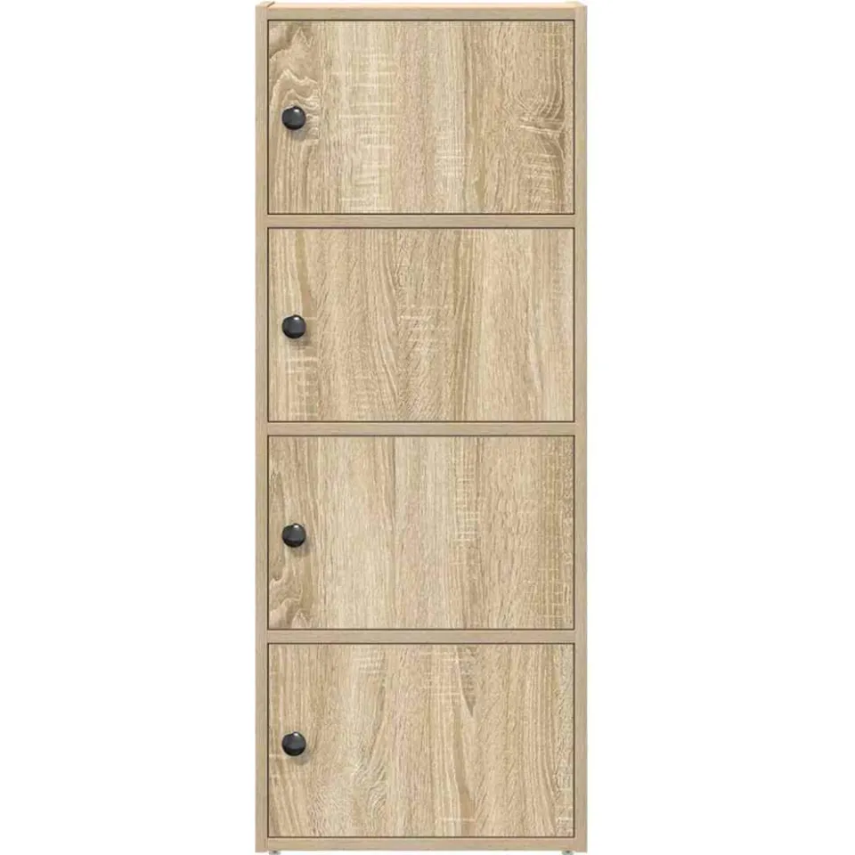 vidaXL Boekenkast 40x24x102 cm bewerkt hout sonoma eikenkleurig, foto 4