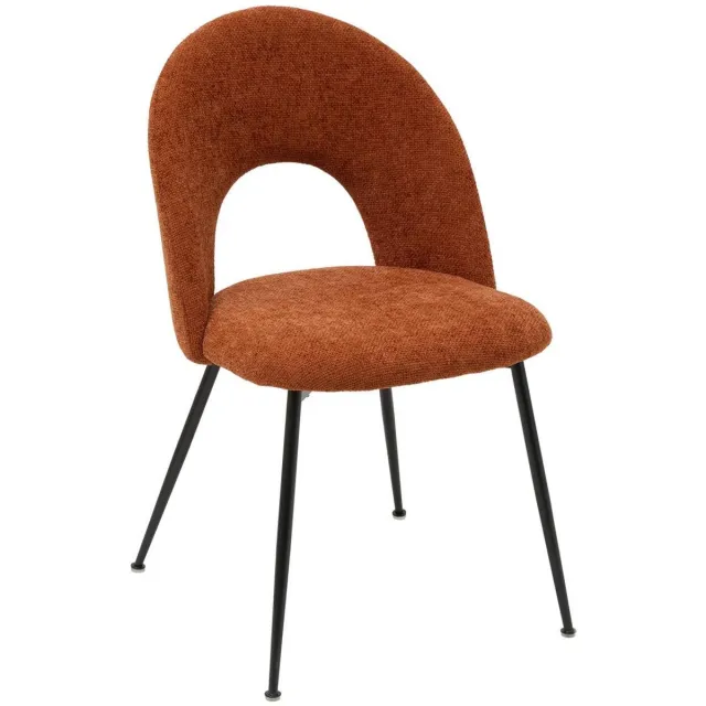 Atmosphera Créateur d'intérieur® Raven-stoel, hoogte 81 cm, rood Ambre