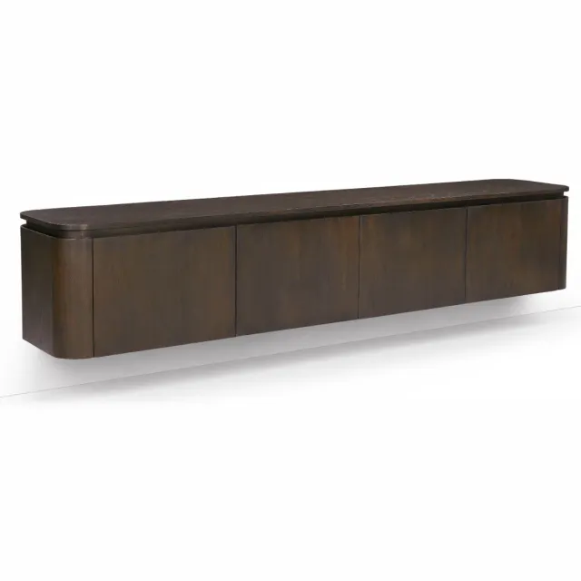 Livingfurn TV-Meubel Rivano Basalt - 40x220x40/45cm Bruin