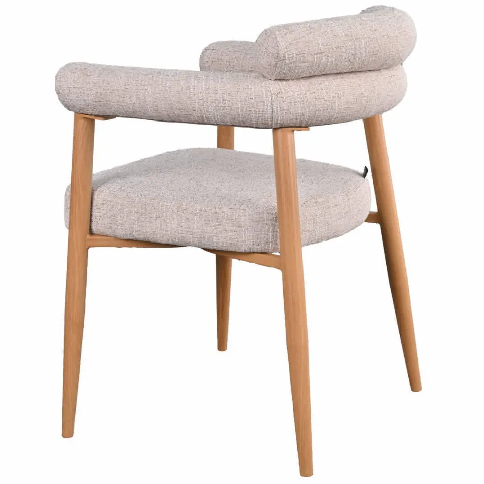 Giga Meubel Lidingö eetkamerstoel beige naturel, foto 6