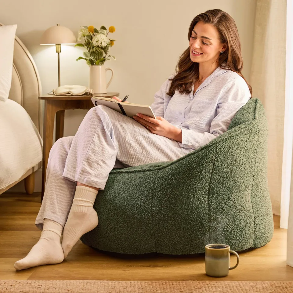 icon - Sirena Zitzak Fauteuil - Boucle - Olijfgroen, foto 3