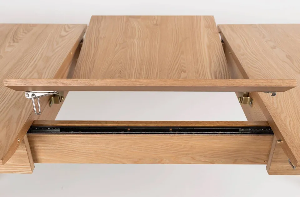 Zuiver verlengbare eetkamertafel Glimps (120/162x80 cm) naturel, foto 7