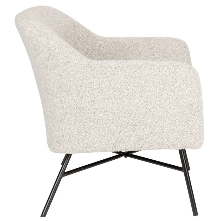 Housecraft Living loungestoel Joaz beige, foto 3