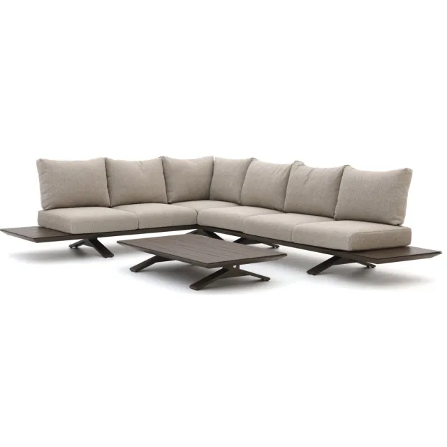 Suns Stockholm hoek loungeset 3-delig Taupe