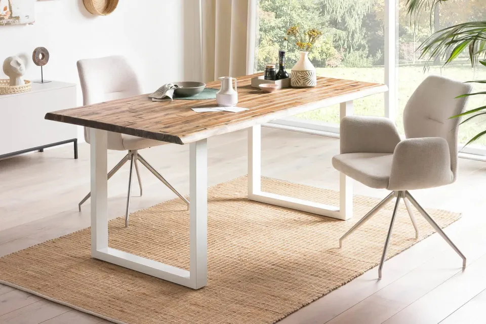 eetkamertafel Manuel acacia bruin, foto 2