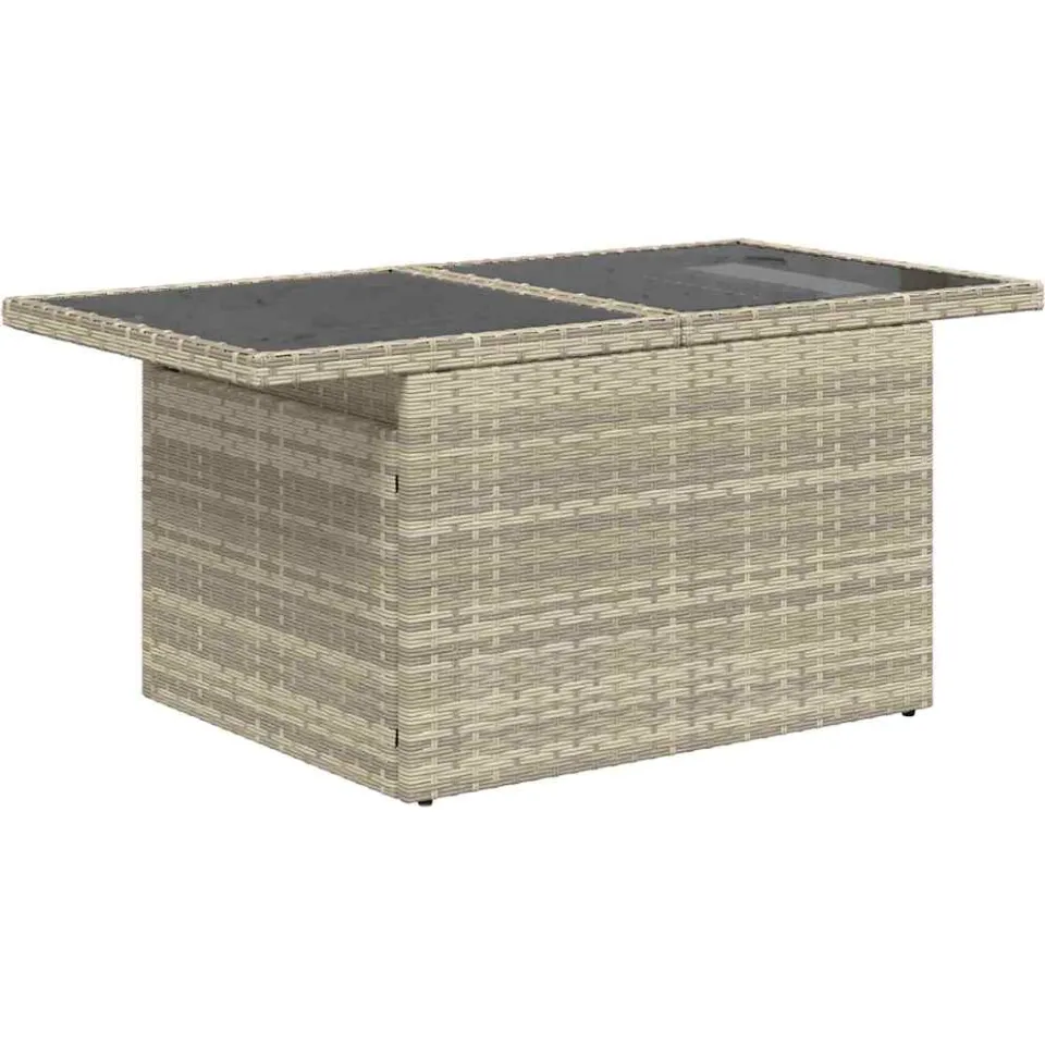 vidaXL Tuin Sofa Set 8 st Lichtgrijs [Synthetisch]: Poly Rattan, foto 3
