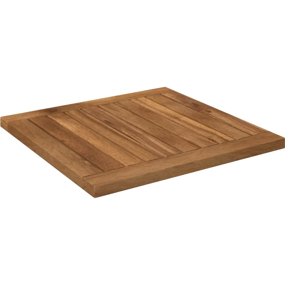 vidaXL Tafelblad LAREN 40,5 x 40 x 2 cm Rechthoekig Massief Acaciahout Bruin