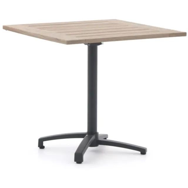 Bellagio tuinmeubelen Bellagio Canzo klaptafel 70x70x75cm Grijs