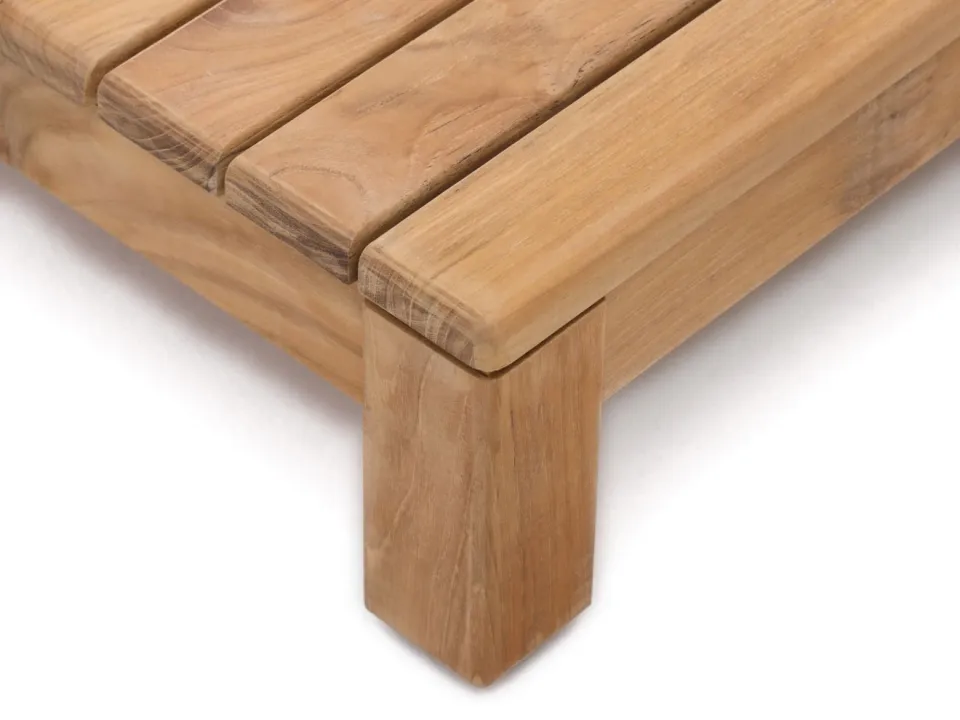 Suns Portofino lounge tuintafel 107x50x18cm bruin, foto 4
