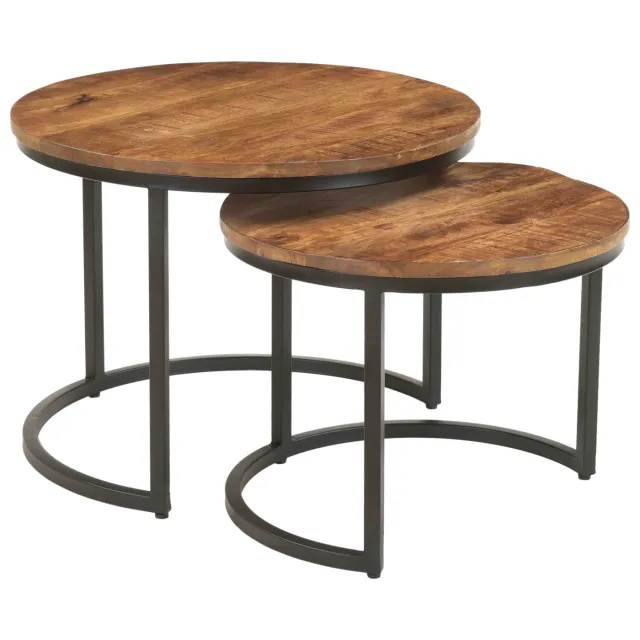 salontafelset Nolan Mangolia 2 bruin