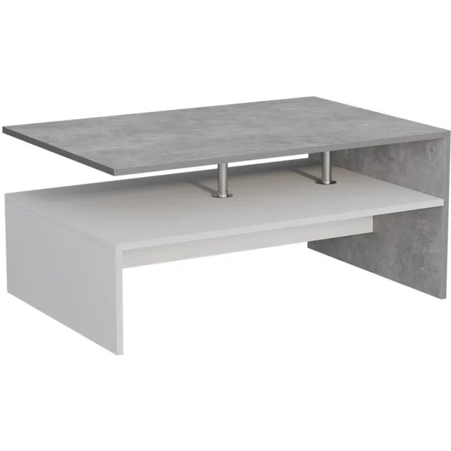 Vicco Amato Salontafel – 90 x 52.6 cm Beton/Wit