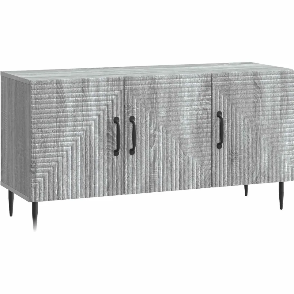 vidaXL TV-kast Grijs sonoma 99 x 34,5 x 50 cm Bewerkt hout, foto 3
