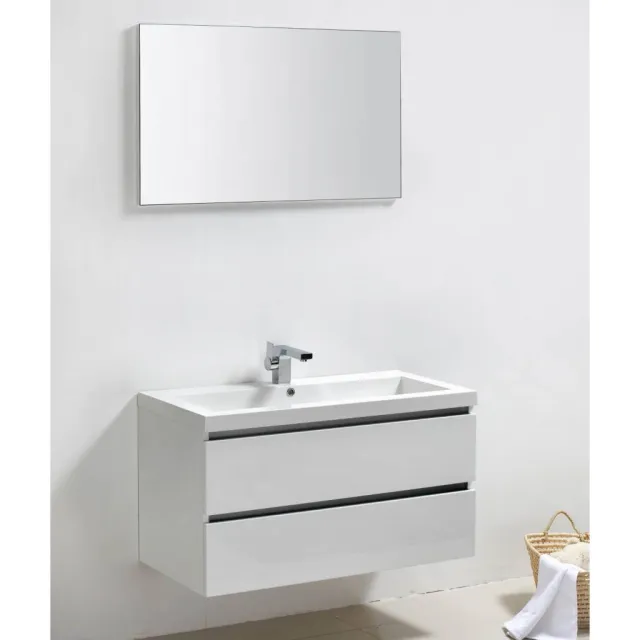 Aqua Splash Badkamermeubel Luna 100X47 Wit Aqua Splash