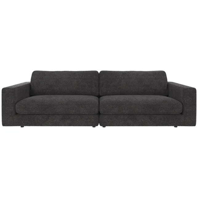 Rowico Home Duncan modulaire gestoffeerde 3 zitsbank antraciet - 258 cm Donkergrijs