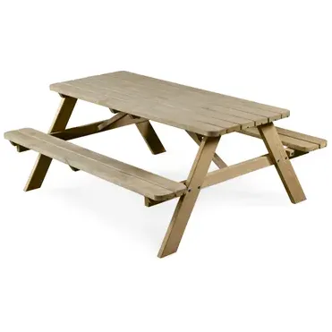 Picknicktafel "deluxe" Naaldhout 180x70cm
