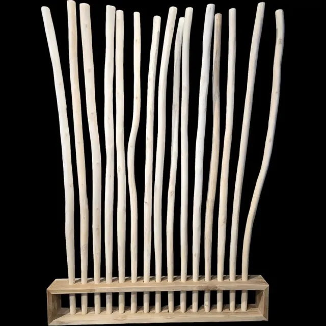 TeakOne Paravan - Roomdivider - Teak - Natural wood Natuurlijke houtkleur ( Teak )