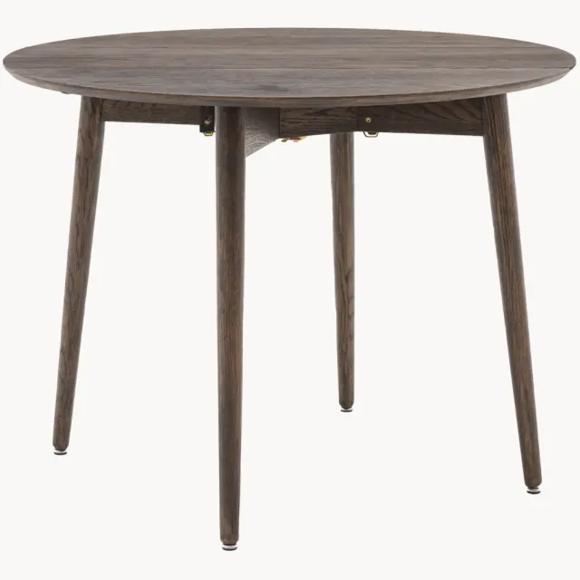 Gallery Direct Ronde uitschuifbare eettafel Hatfield Bruin