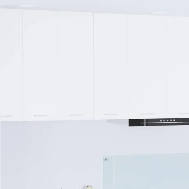 vidaXL Hangkast 2 st Wit 30 x 31 x 80 cm Bewerkt hout