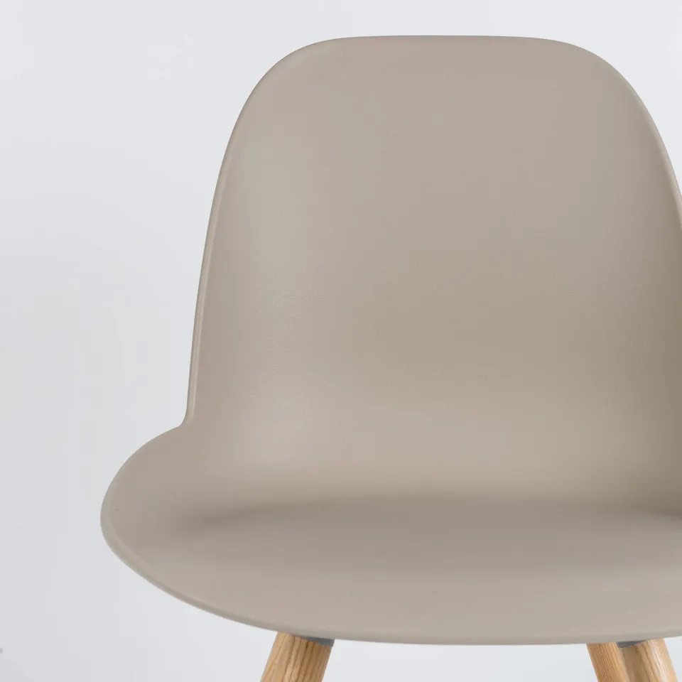 Zuiver Albert Kuip eetkamerstoel taupe, foto 6
