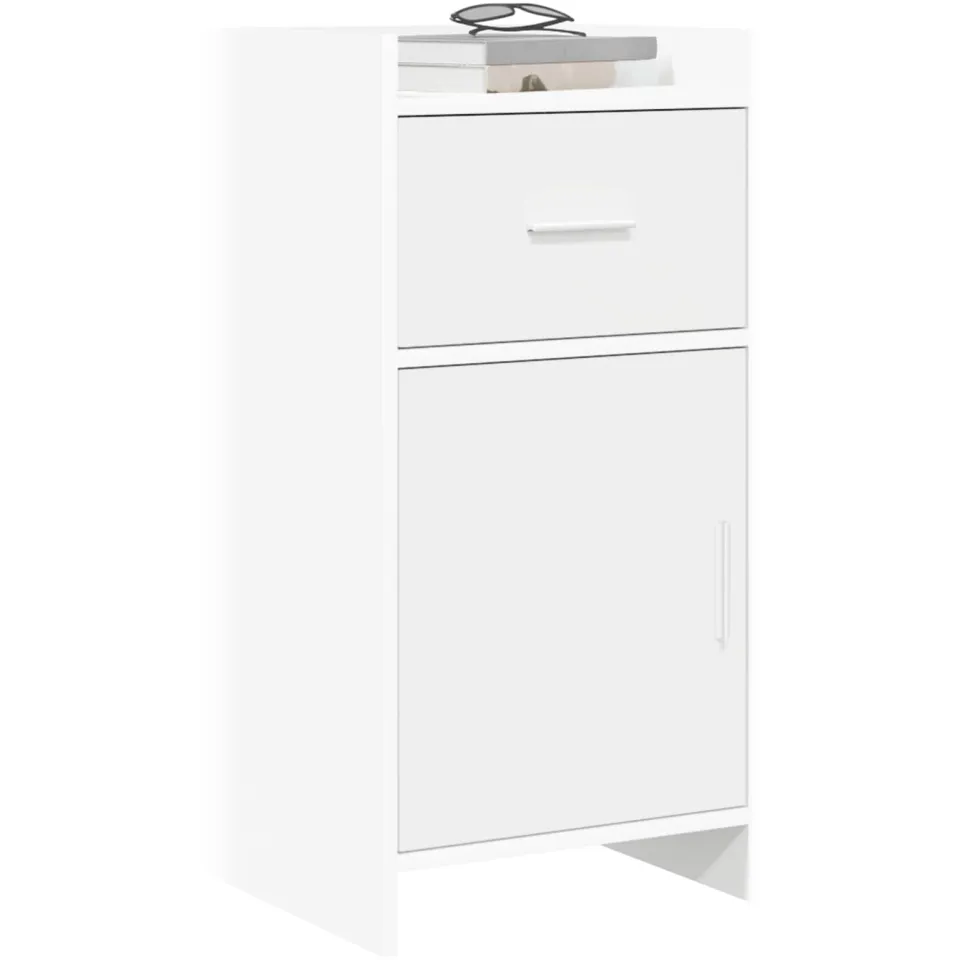 vidaXL Dressoir Wit 40 x 36 x 80 cm Bewerkt hout