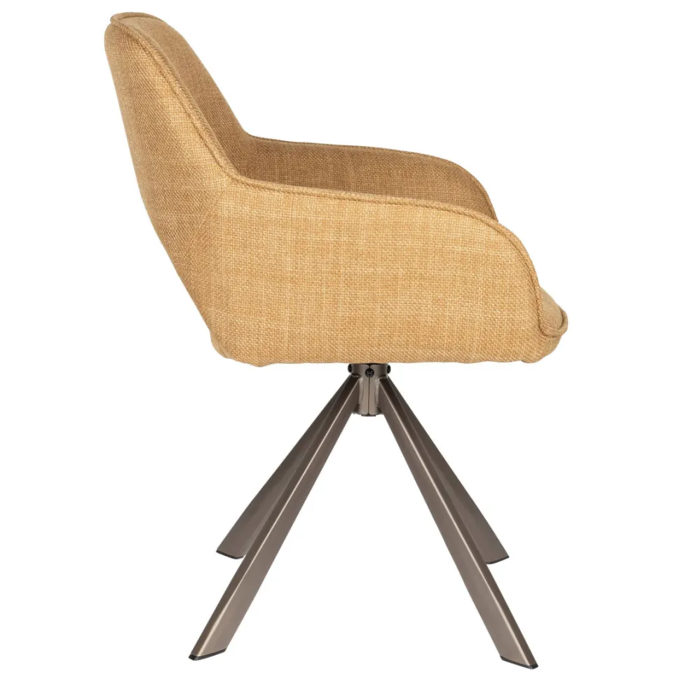 Housecraft Living Toye eetkamerstoel set van 2 geel, foto 2