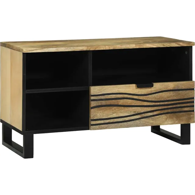 vidaXL TV Eenheden 80 x 33 x 46 cm Bruin Bewerkt hout