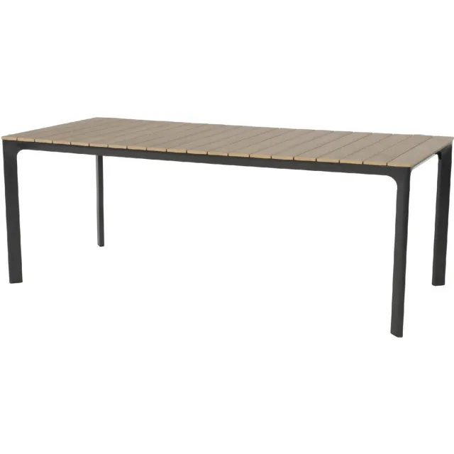 Outdoor Living Tuintafel Arezzo 200 x90 cm - hoogte 74 cm - Antraciet