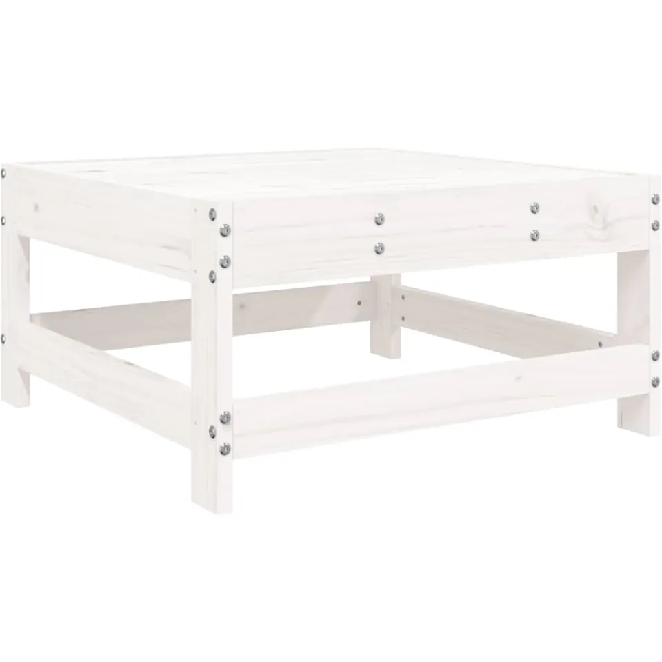 vidaXL 8-delige Loungeset massief grenenhout wit, foto 4