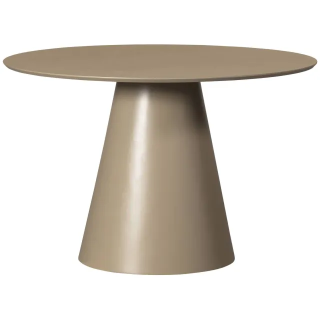 WOOOD Jorre Eettafel - MDF - Militair Bruin - 76x120x120 military brown