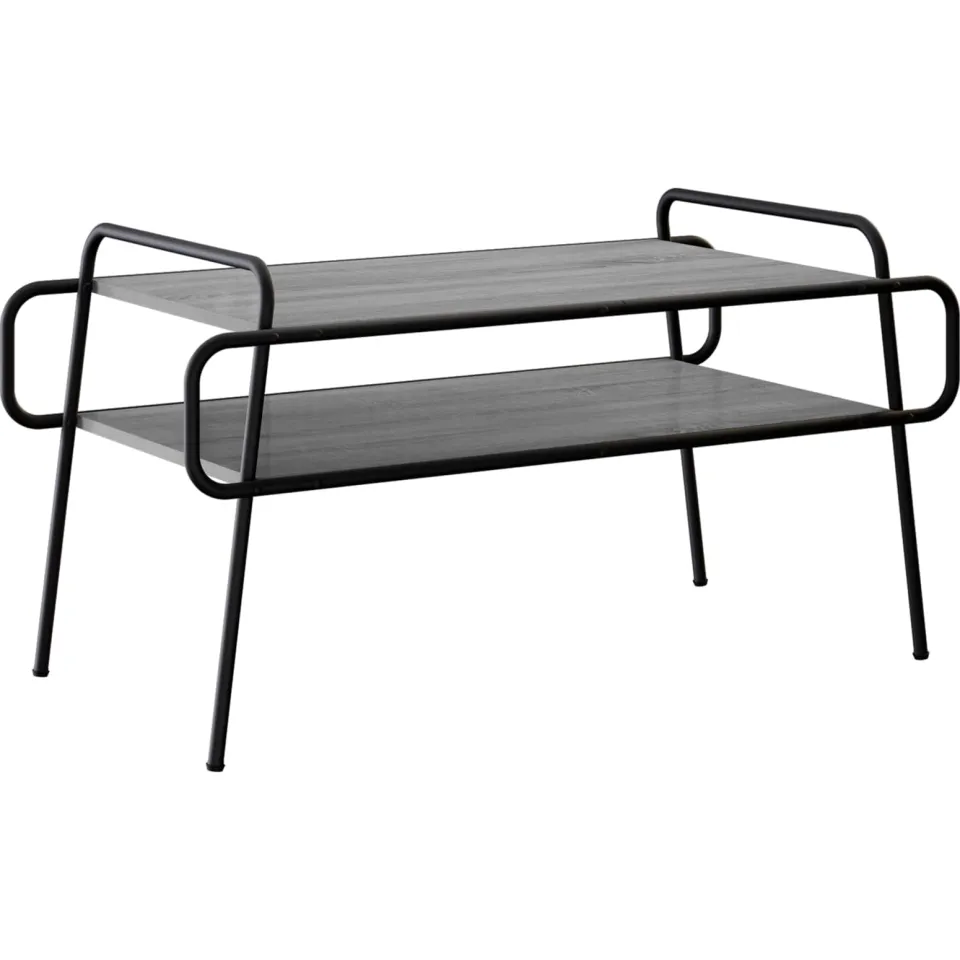 vidaXL Salontafel Grijs Sonoma 100 x 50 x 51 cm Bewerkt hout, foto 3