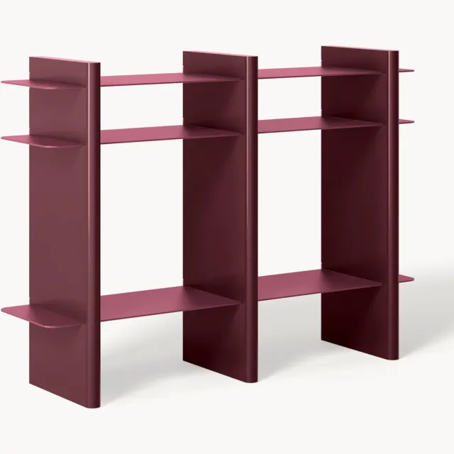 Westwing Collection Wandtafel Rami Dieproze, Wijnrood