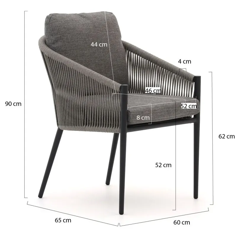 Bellagio tuinmeubelen Bellagio Mineo/Induno Deens Ovaal 240cm dining tuinset 7-delig bruin, foto 2