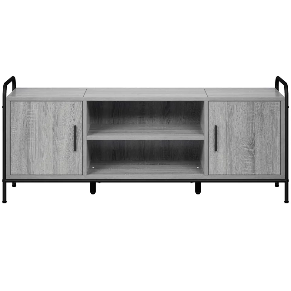 vidaXL Tv-meubel 119 x 33 x 50 cm Grijs Sonoma, foto 4