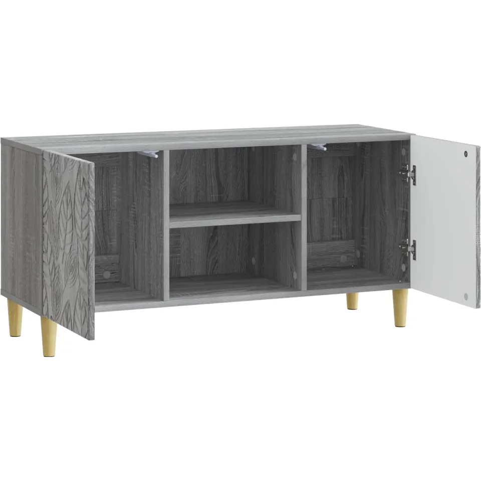 vidaXL TV-kast 102 x 34,5 x 50 cm Grijs Sonoma Bewerkt hout, foto 4