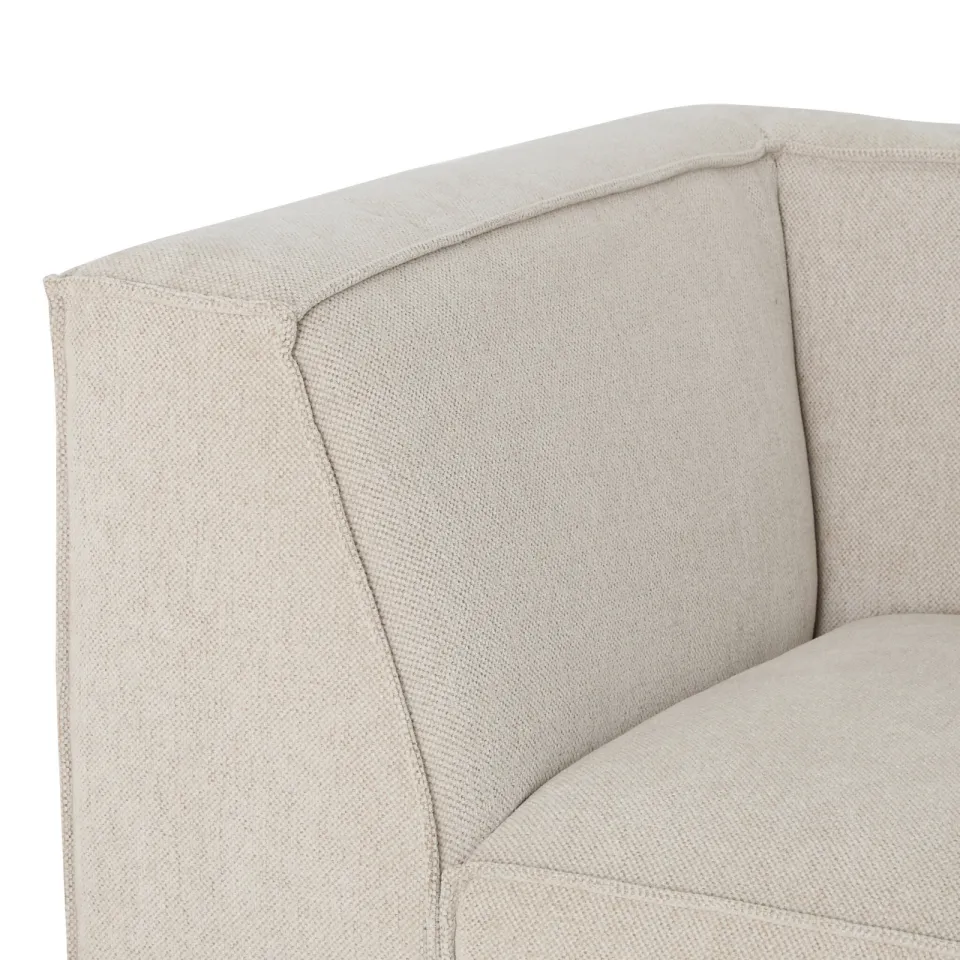 NOUS Living hoekbank Newton hoek links - beige, foto 5