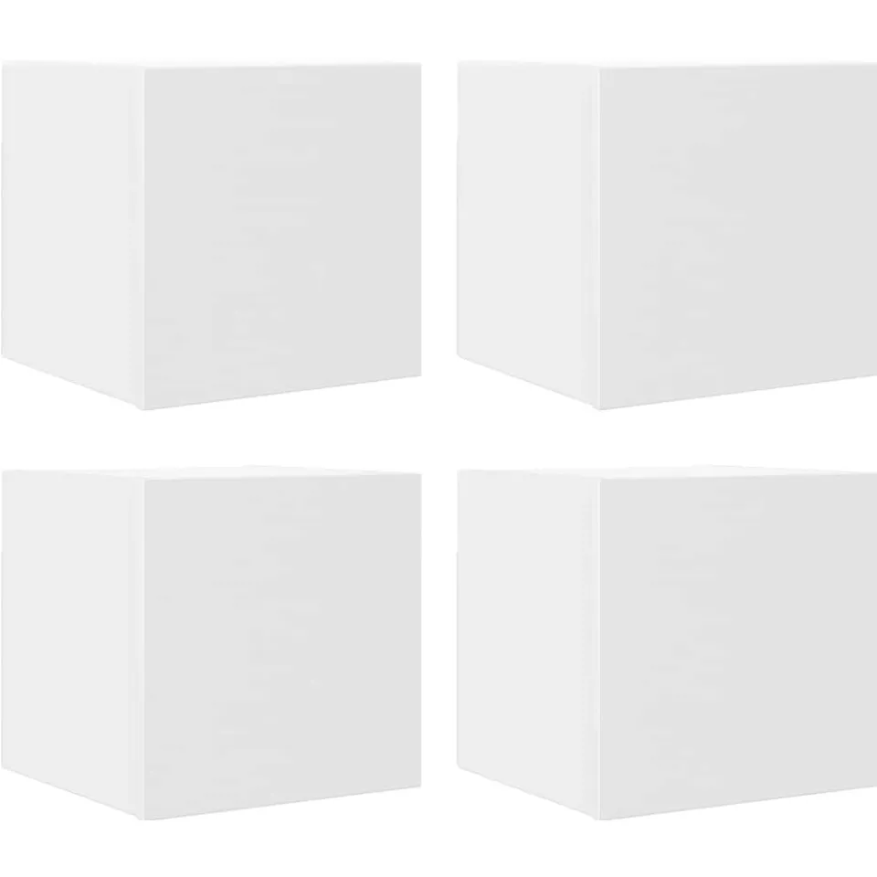 vidaXL Tv-wandmeubelen 4 st 30,5x30x30 cm wit, foto 3