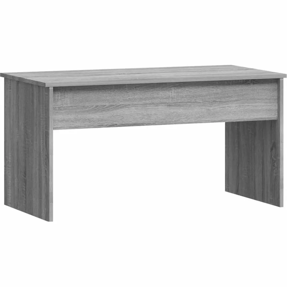 vidaXL Salontafel 102x50,5x52,5 cm bewerkt hout grijs sonoma eiken, foto 4