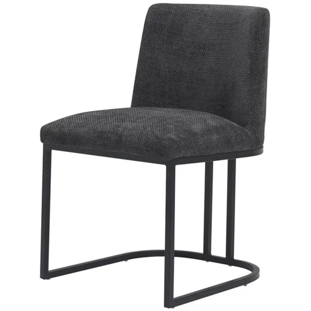 Tower Living Eetkamerstoel Archi - Grafiet Stof - 60x53x83cm