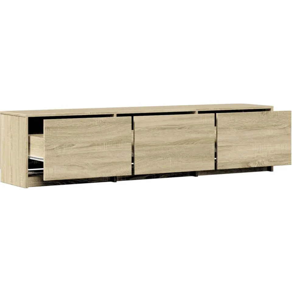 vidaXL TV-kast Sonoma Bewerkt hout tan, foto 3