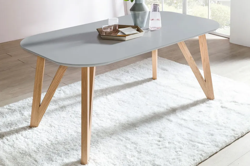 eettafel Nikolaj grijs, foto 2