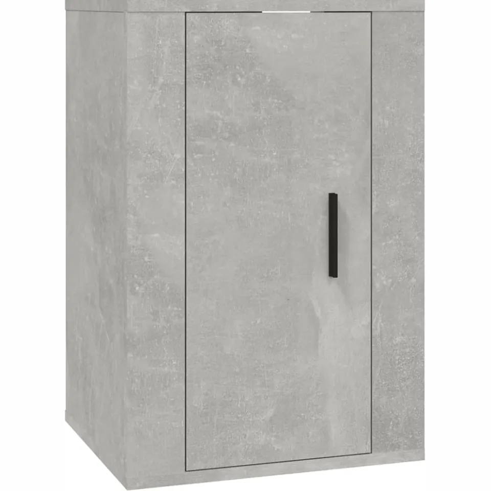 vidaXL Tv-wandmeubel 40x34,5x60 cm betongrijs grijs, foto 3