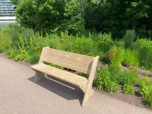 Tuinbank Suki steigerhout