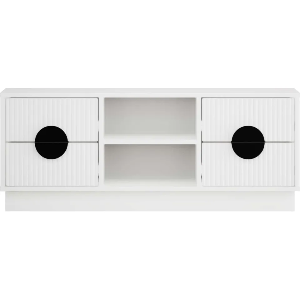 vidaXL Tv-meubel VENRAY 101 x 36,5 x 40 cm Wit, foto 4