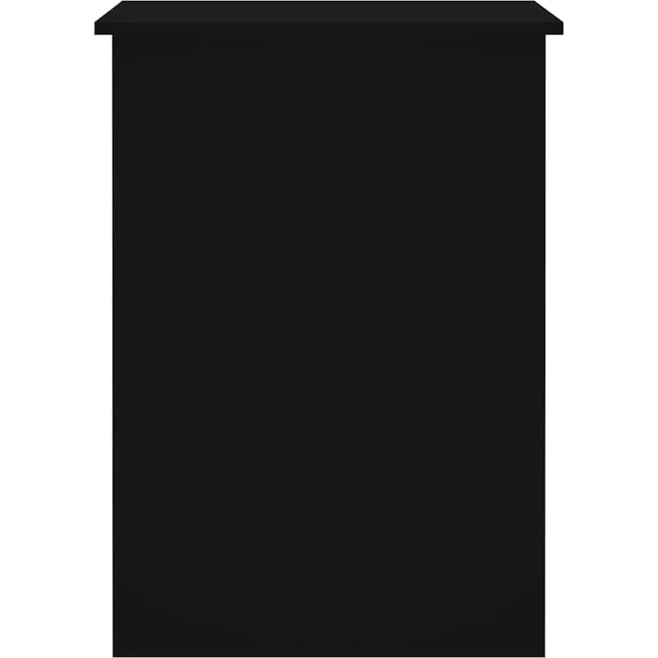 vidaXL Bureau 100x55x75 cm bewerkt hout zwart, foto 4