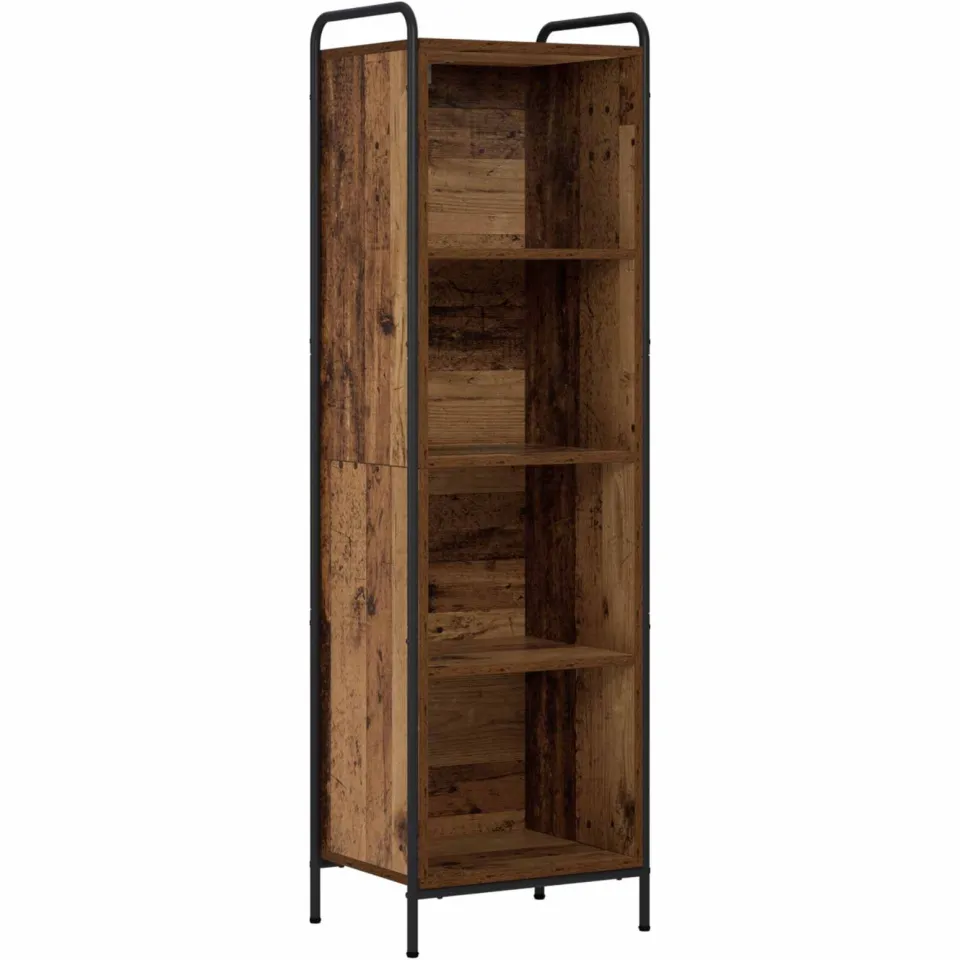 vidaXL Boekenkast 55,5 x 33 x 174 cm Bewerkt hout Oud hout bruin, foto 3